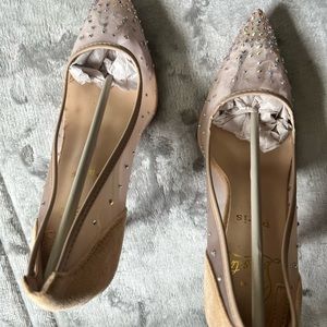 COPY - Women’s Christian Louboutin: Mini Glitter Follies Strass Pump